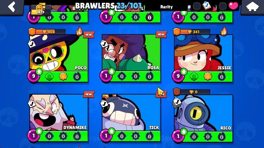 Brawl Stars Accounts 1879 Trophy|19K Bling|23 Brawler 1 Max Lv Myth Mor image 9