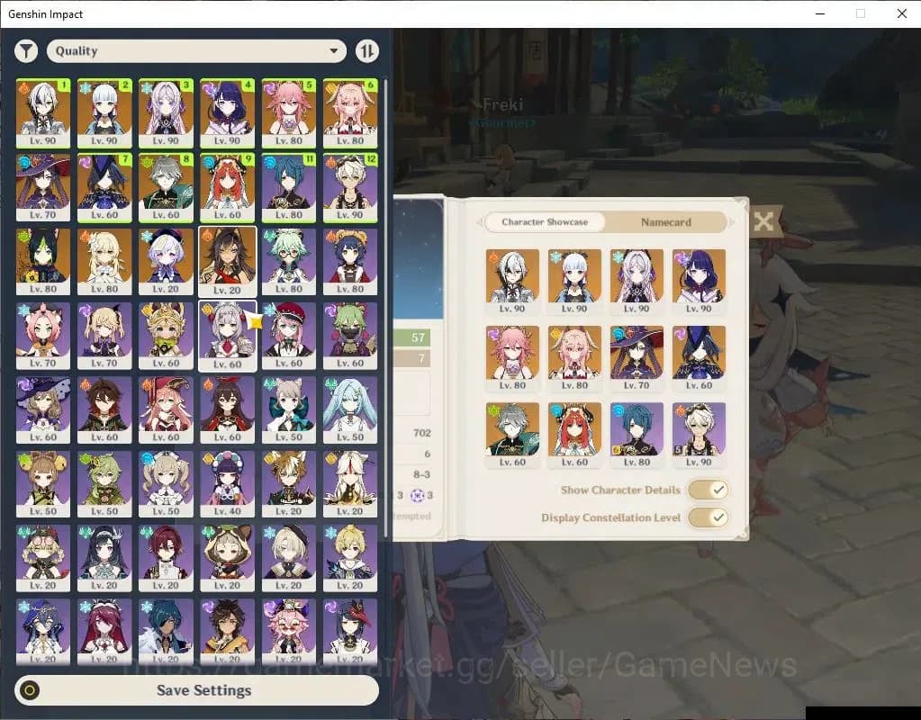Genshin Impact Accounts ASIA |AR 57|8 Limit+5(*5WeP)|(Arlecchino)+Sign,Rai image 1