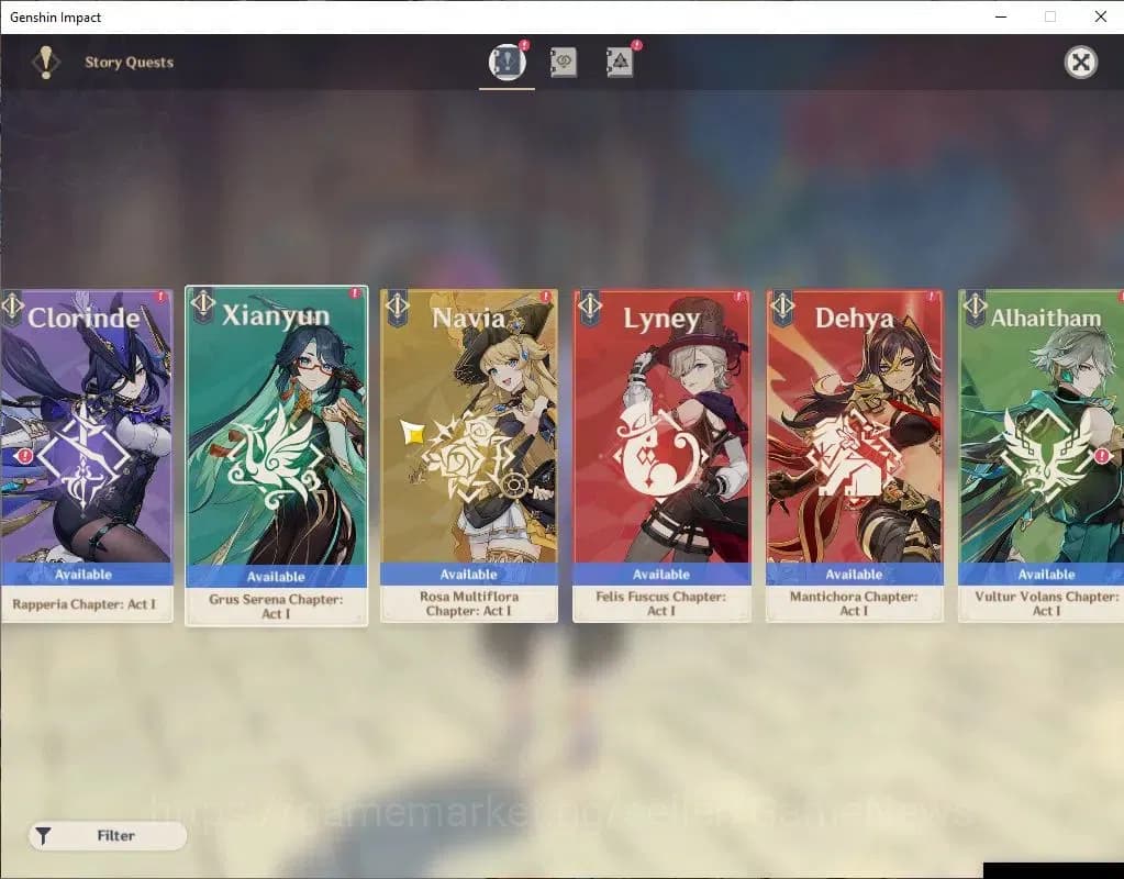 Genshin Impact Accounts ASIA |AR 57|8 Limit+5(*5WeP)|(Arlecchino)+Sign,Rai image 15