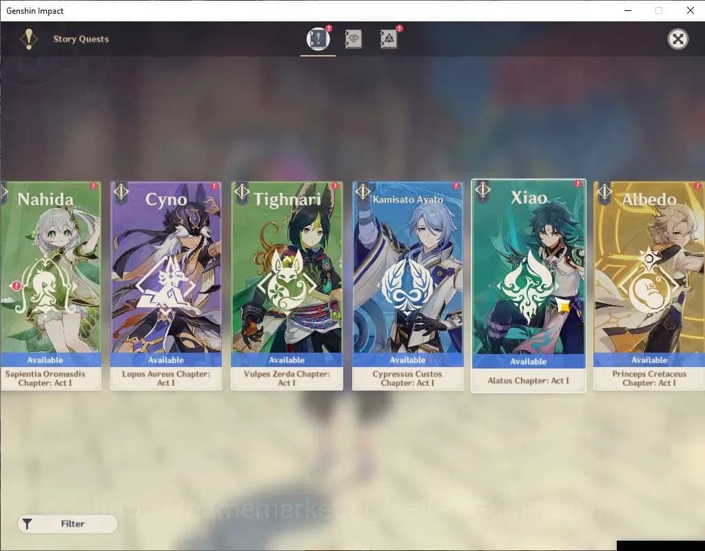 Genshin Impact Accounts ASIA |AR 57|8 Limit+5(*5WeP)|(Arlecchino)+Sign,Rai image 16