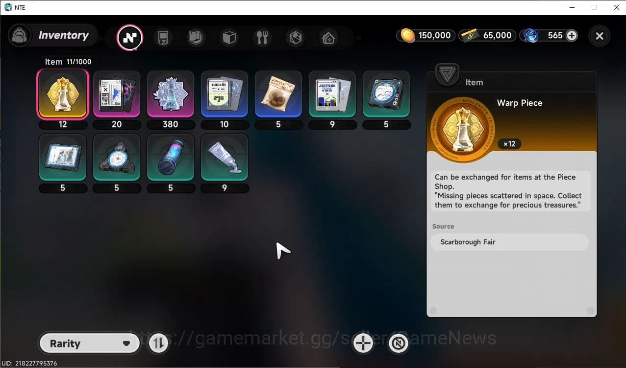 Neverness to Everness Accounts GLOBAL EU |HL 3| 2 SSR Limited Nanally, Baicang |5 image 6