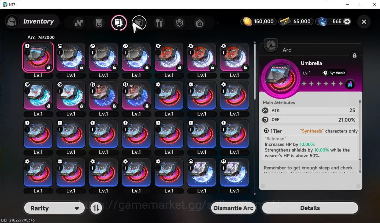 Neverness to Everness Accounts GLOBAL EU |HL 3| 2 SSR Limited Nanally, Baicang |5 image 7