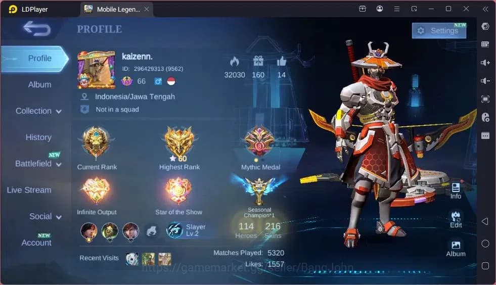 Mobile Legends: Bang Bang Accounts Global|Hero 114|Skin 216|Expert|Collector Natalia+ image 15