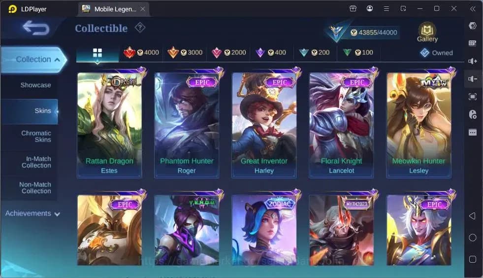 Mobile Legends: Bang Bang Accounts Global|Hero 114|Skin 216|Expert|Collector Natalia+ image 7