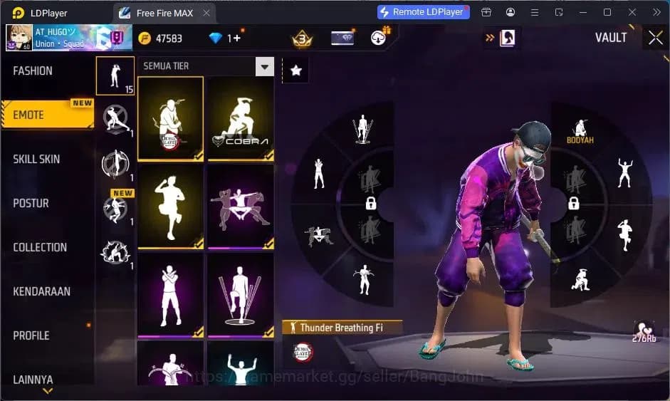 Free Fire Accounts Indonesia |Vault 167| 2 EVO (AK47,MP5)| M1887- Han image 13