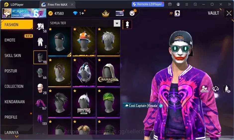 Free Fire Accounts Indonesia |Vault 167| 2 EVO (AK47,MP5)| M1887- Han image 20