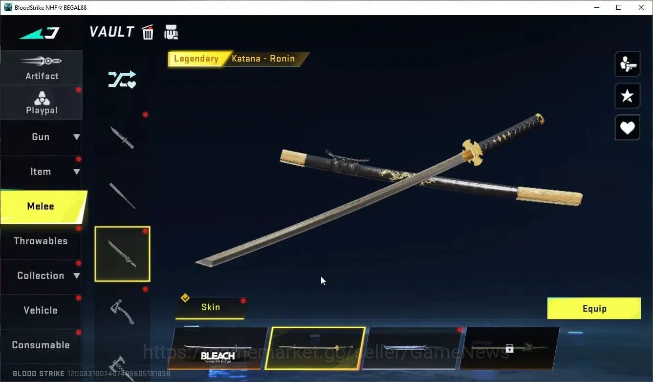 Blood Strike Accounts ASIA|ETERNAL DeAgle,MELE BFKnife,Zenpakuto+Collab image 20