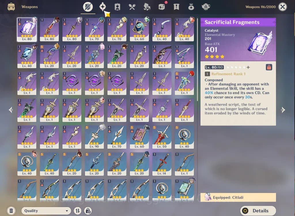 Genshin Impact Accounts ASIA|AR53|4Limited+31(*4Character)|Zibai,HuTao,Cit image 12