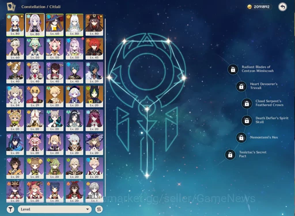 Genshin Impact Accounts ASIA|AR53|4Limited+31(*4Character)|Zibai,HuTao,Cit image 15
