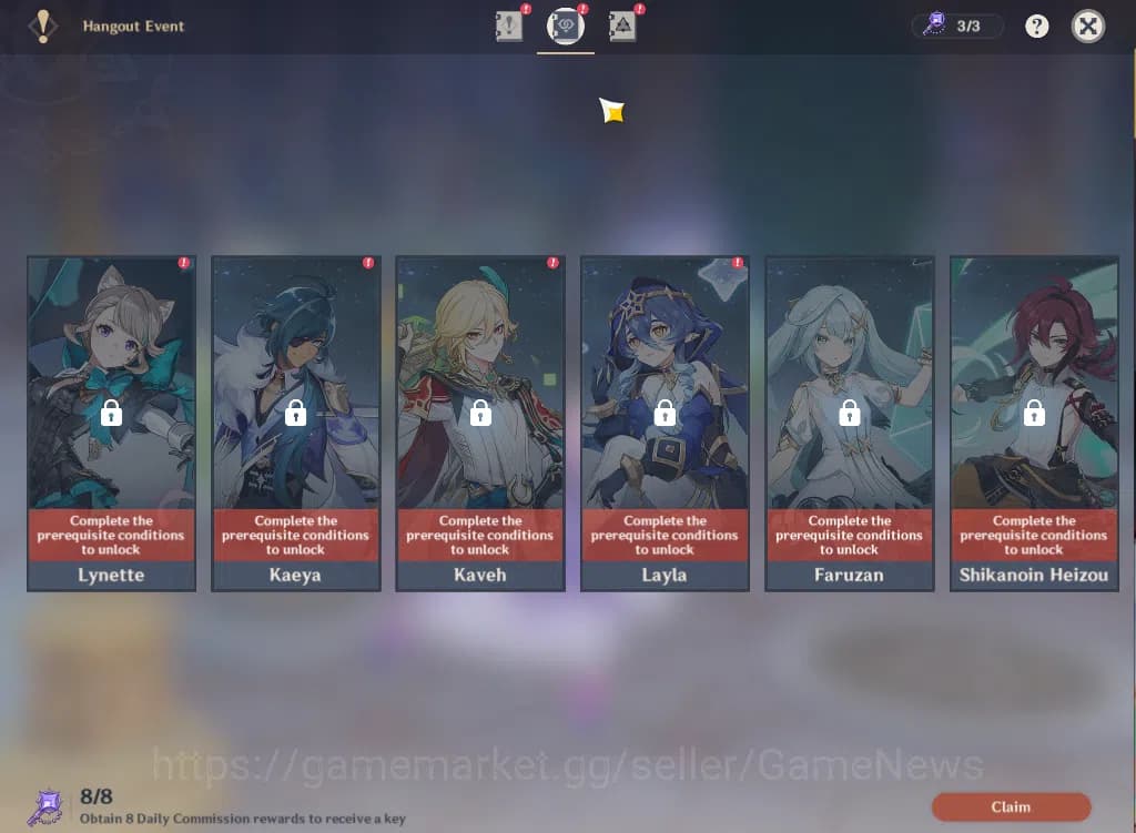 Genshin Impact Accounts ASIA|AR53|4Limited+31(*4Character)|Zibai,HuTao,Cit image 4