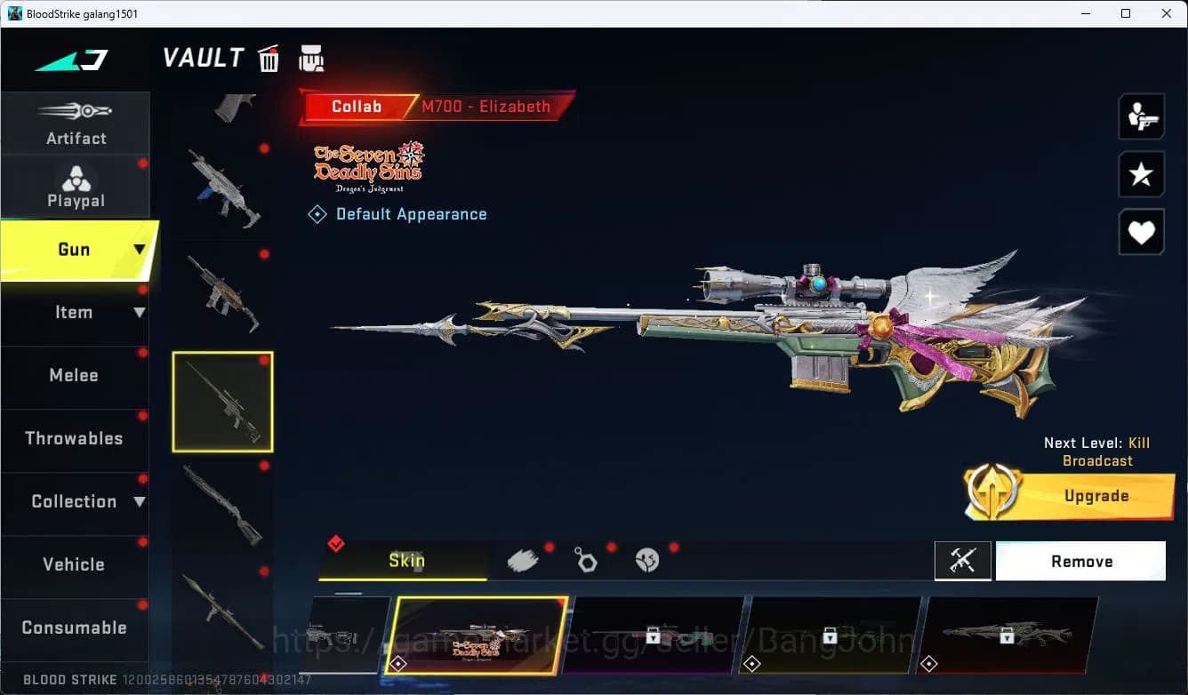 Blood Strike Accounts ASIA|EVOLVED=FAL|COLLAB=KAG-6,M700,AR97,KAR98K,QBZ image 16