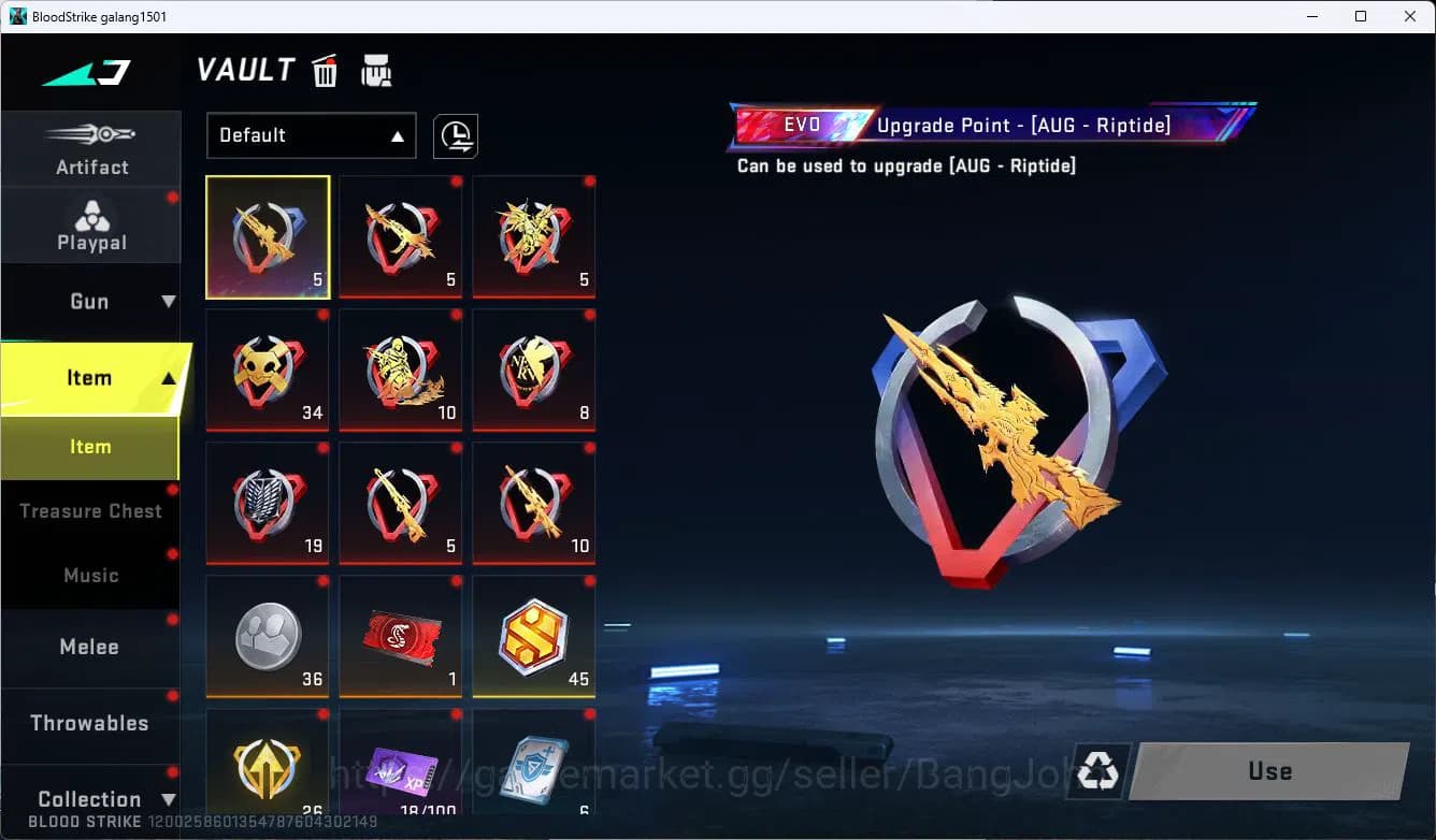 Blood Strike Accounts ASIA|EVOLVED=FAL|COLLAB=KAG-6,M700,AR97,KAR98K,QBZ image 9