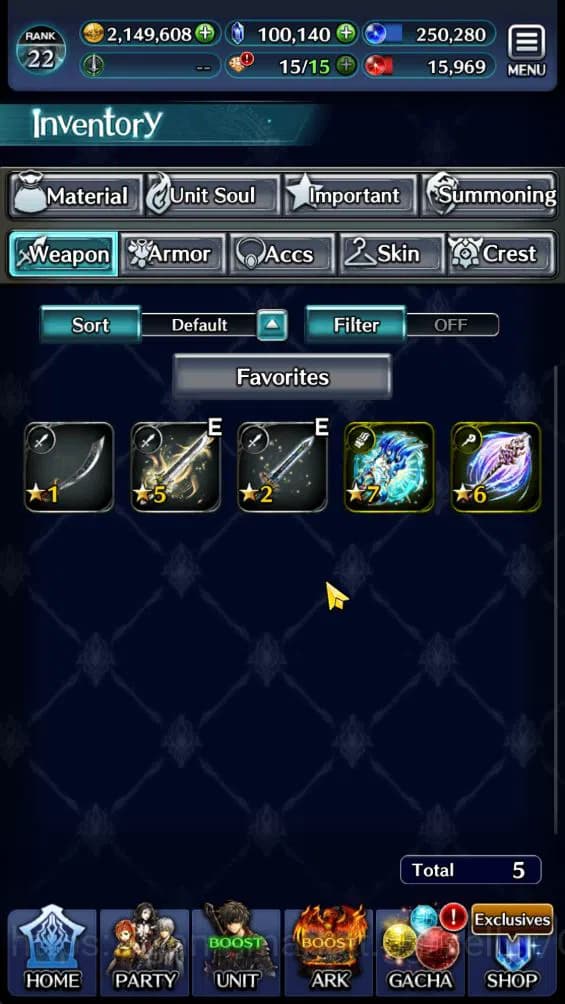 Last Cloudia Accounts GLOBAL|Rank 22|100k Crystal| Collab(Diablo,Hinata image 8