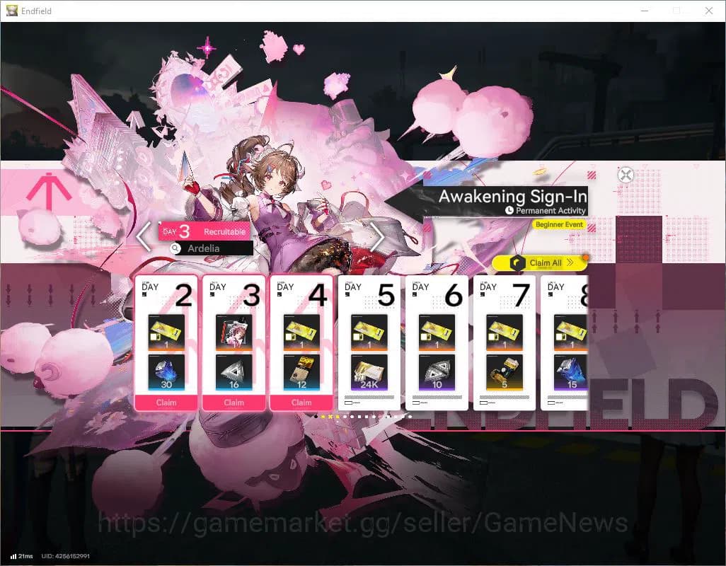 Arknights: Endfield Accounts Asia Lv 2 |Fresh Starter Meta SSR (Last Rite,Pogra image 1