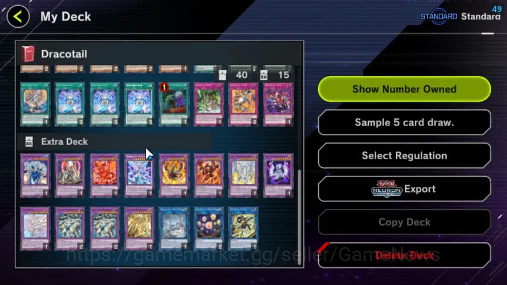 Yu-Gi-Oh! Master Duel Accounts Lv 18 | 20 Deck |VSK9,DragonMaid,Dracotail,Yummys, image 9