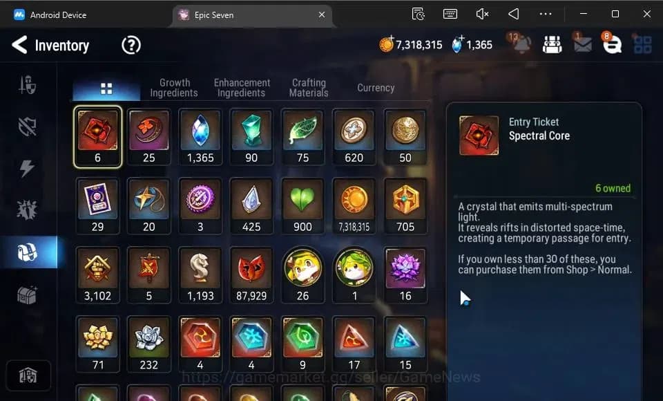 Epic Seven Accounts GLOBAL Verif|New Era|3 ML(A Yufine,TM Luluca,R Roa image 12