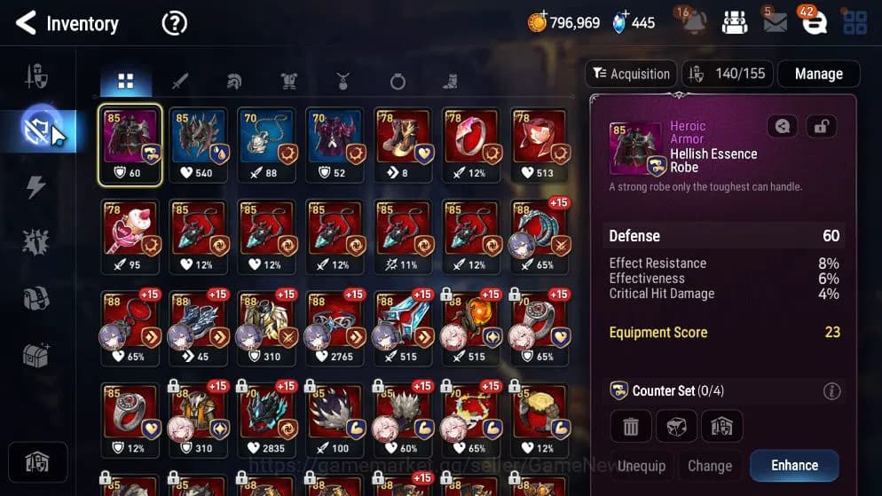 Epic Seven Accounts ASIA UNVERIF|New Era|6 ML(BArunka, LW Peira, DK Sh image 10