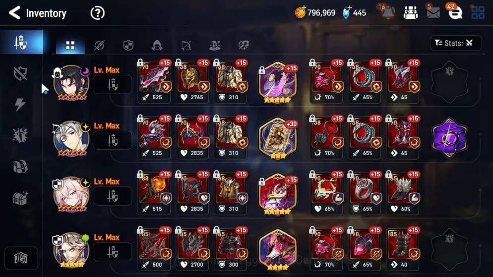 Epic Seven Accounts ASIA UNVERIF|New Era|6 ML(BArunka, LW Peira, DK Sh image 11