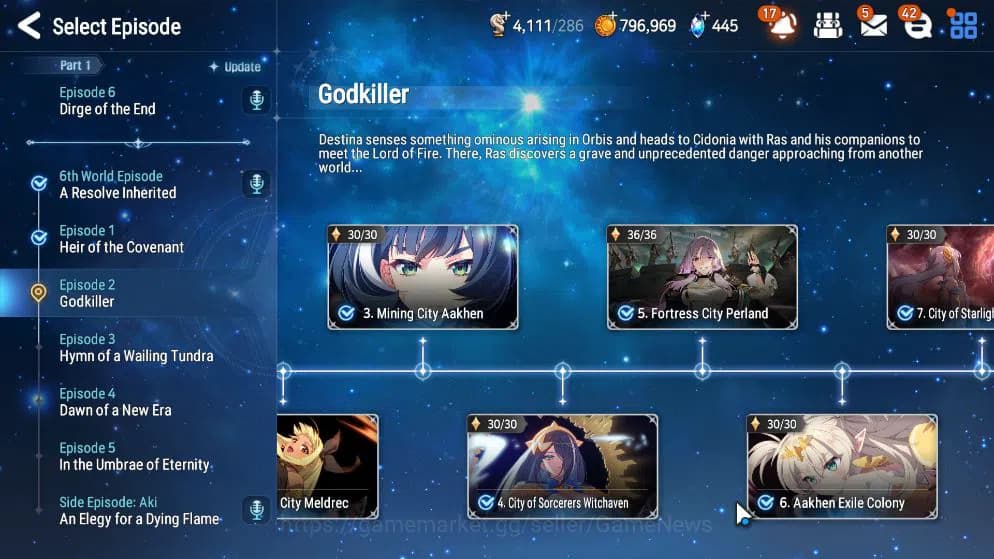 Epic Seven Accounts ASIA UNVERIF|New Era|6 ML(BArunka, LW Peira, DK Sh image 15