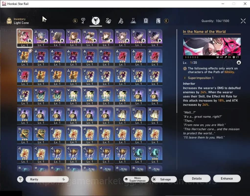 Honkai Star Rail Accounts Asia|TL 4|2 Golden Companion Spirit|3 Limited|Silv image 6