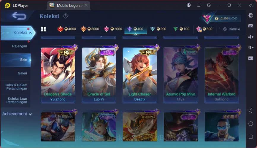 Mobile Legends: Bang Bang Accounts GLOBAL|Hero |Skin 347|LGN Franco,JJK Melissa,ASP A image 12