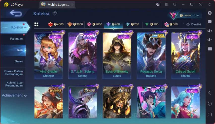 Mobile Legends: Bang Bang Accounts GLOBAL|Hero |Skin 347|LGN Franco,JJK Melissa,ASP A image 13