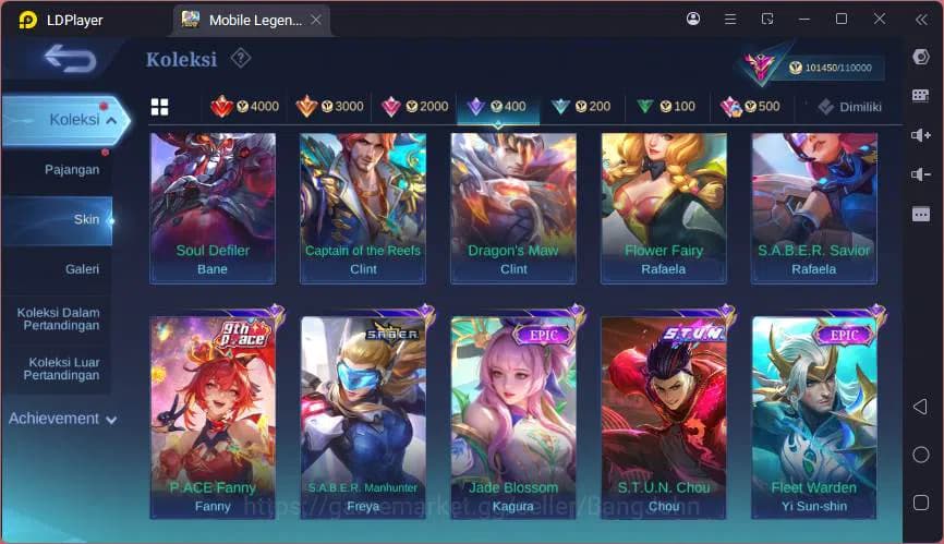 Mobile Legends: Bang Bang Accounts GLOBAL|Hero |Skin 347|LGN Franco,JJK Melissa,ASP A image 16