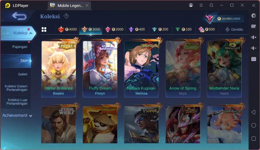 Mobile Legends: Bang Bang Accounts GLOBAL|Hero |Skin 347|LGN Franco,JJK Melissa,ASP A image 19