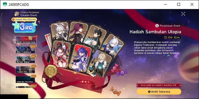 Honkai Star Rail Accounts ASIA|TL 4|Selector B5 ON+2 Golden Companion Spirit image 3