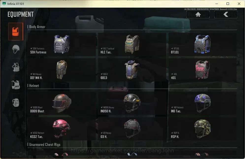 Arena Breakout Accounts Mobile | | LV 30 | SV 27.4 M | CV 20.7 M | X-Ray H image 15