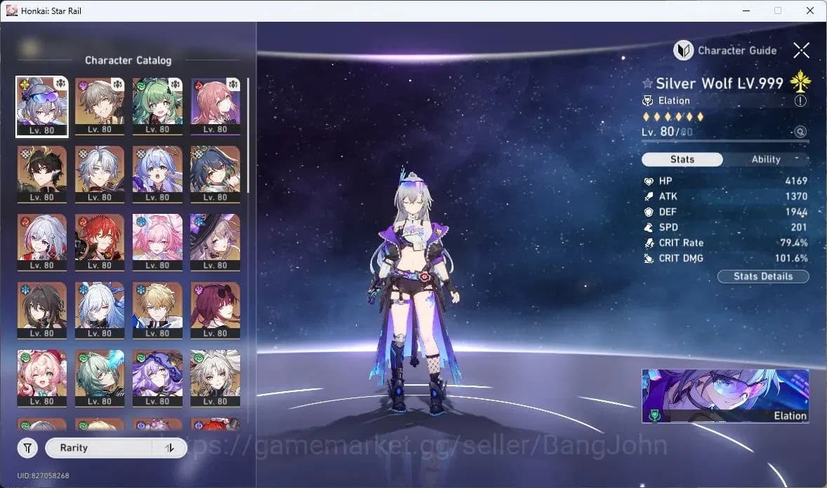 Honkai Star Rail Accounts ASIA | TL70|17 Lim|Silver Wolf 999,Castorice,Hyaci image 2