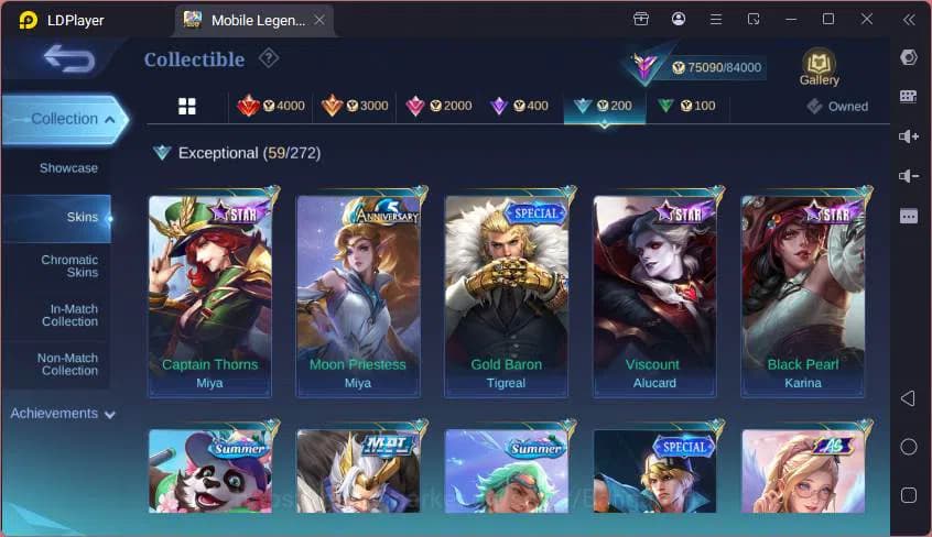 Mobile Legends: Bang Bang Accounts GLOBAL|Hero 132|Skin 287|Prime Beatrix,TRF Roger,K image 13