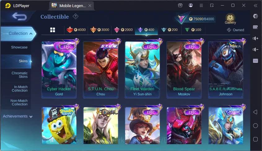 Mobile Legends: Bang Bang Accounts GLOBAL|Hero 132|Skin 287|Prime Beatrix,TRF Roger,K image 17