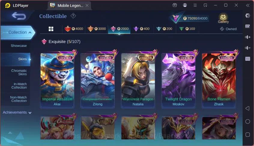 Mobile Legends: Bang Bang Accounts GLOBAL|Hero 132|Skin 287|Prime Beatrix,TRF Roger,K image 19