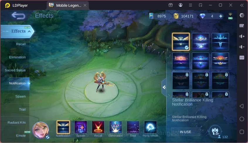 Mobile Legends: Bang Bang Accounts GLOBAL|Hero 132|Skin 287|Prime Beatrix,TRF Roger,K image 7