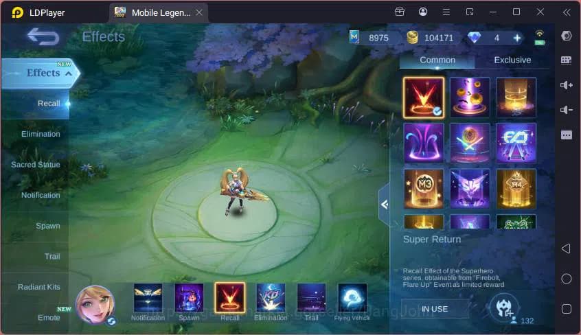 Mobile Legends: Bang Bang Accounts GLOBAL|Hero 132|Skin 287|Prime Beatrix,TRF Roger,K image 9