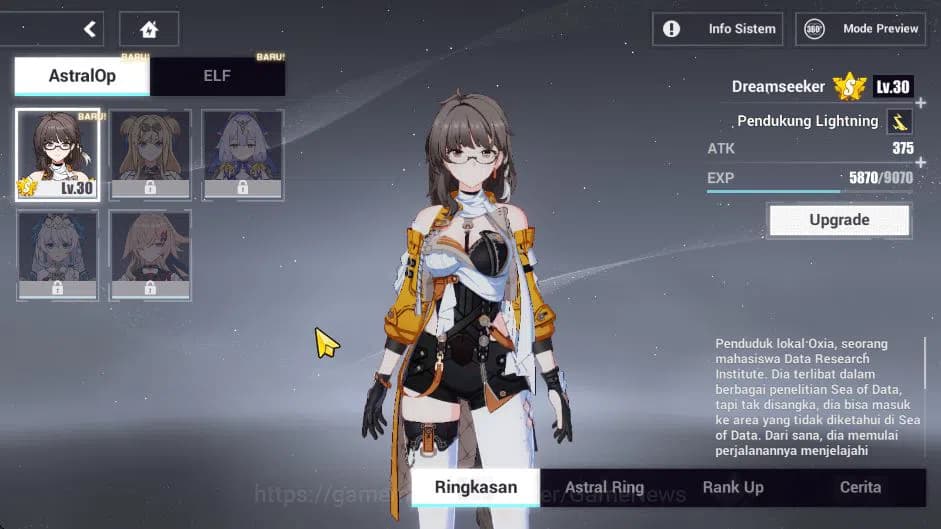 Honkai Impact 3rd Accounts SEA Lv 35|Lunar Vow Starter 4/4 Fullset New Astral image 2