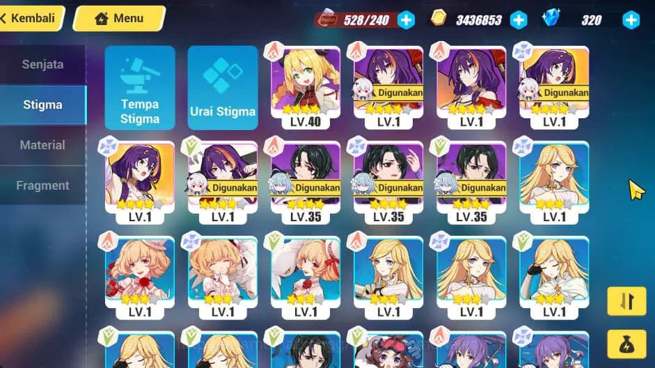 Honkai Impact 3rd Accounts SEA Lv 35|Lunar Vow Starter 4/4 Fullset New Astral image 5
