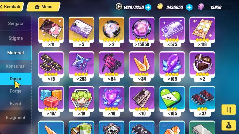 Honkai Impact 3rd Accounts SEA Lv 35|Lunar Vow Starter 4/4 Fullset New Astral image 7