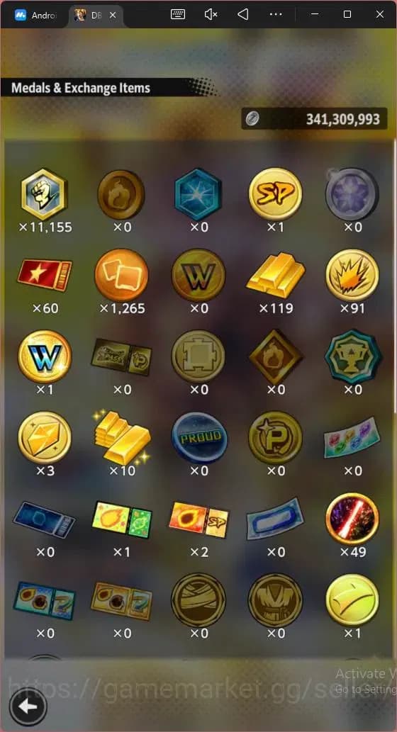 Dragon Ball Legends Accounts Android | Lvl 148 | 13.7M Power| 15K CC| 1 LR| 4 U image 1