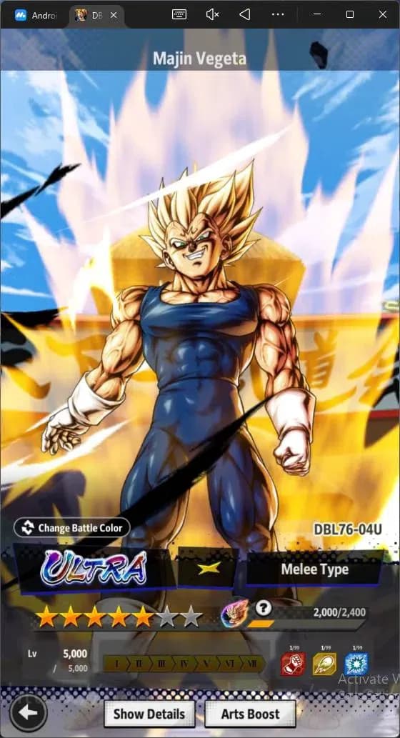 Dragon Ball Legends Accounts Android | Lvl 148 | 13.7M Power| 15K CC| 1 LR| 4 U image 9