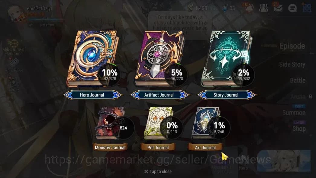 Epic Seven Accounts GLOBAL Unverif|New Era|2 ML (SB Aramintha,O Sigret image 3