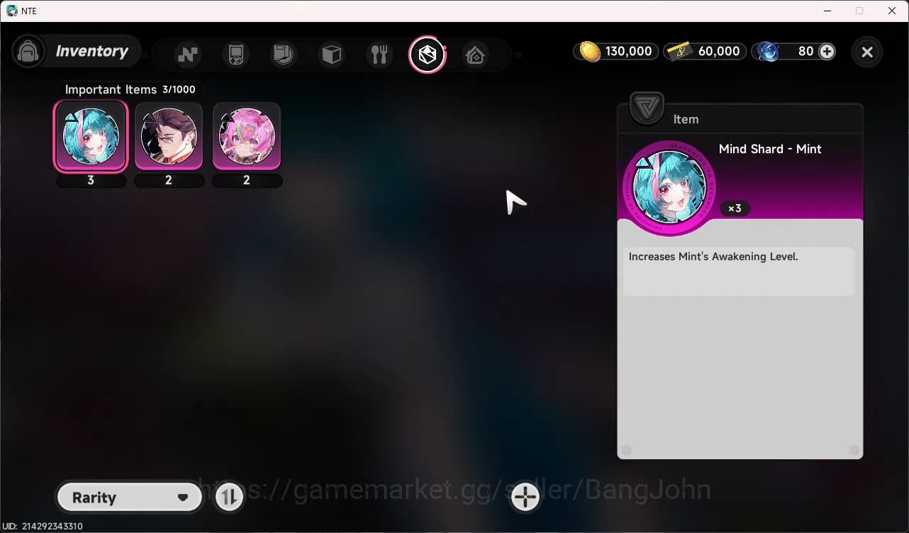 Neverness to Everness Accounts EU | Starter Lvl3 | 1 S Char Nanally + 5 A char | image 2