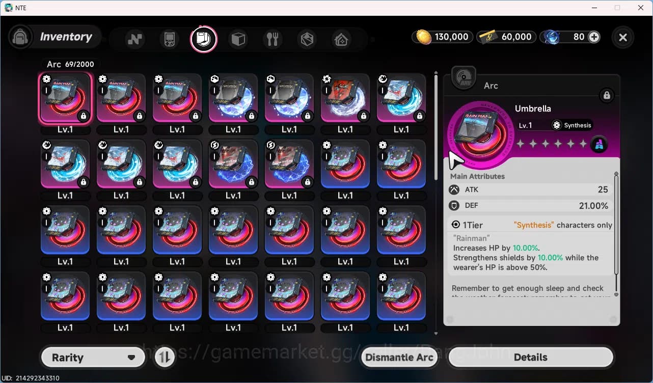 Neverness to Everness Accounts EU | Starter Lvl3 | 1 S Char Nanally + 5 A char | image 4