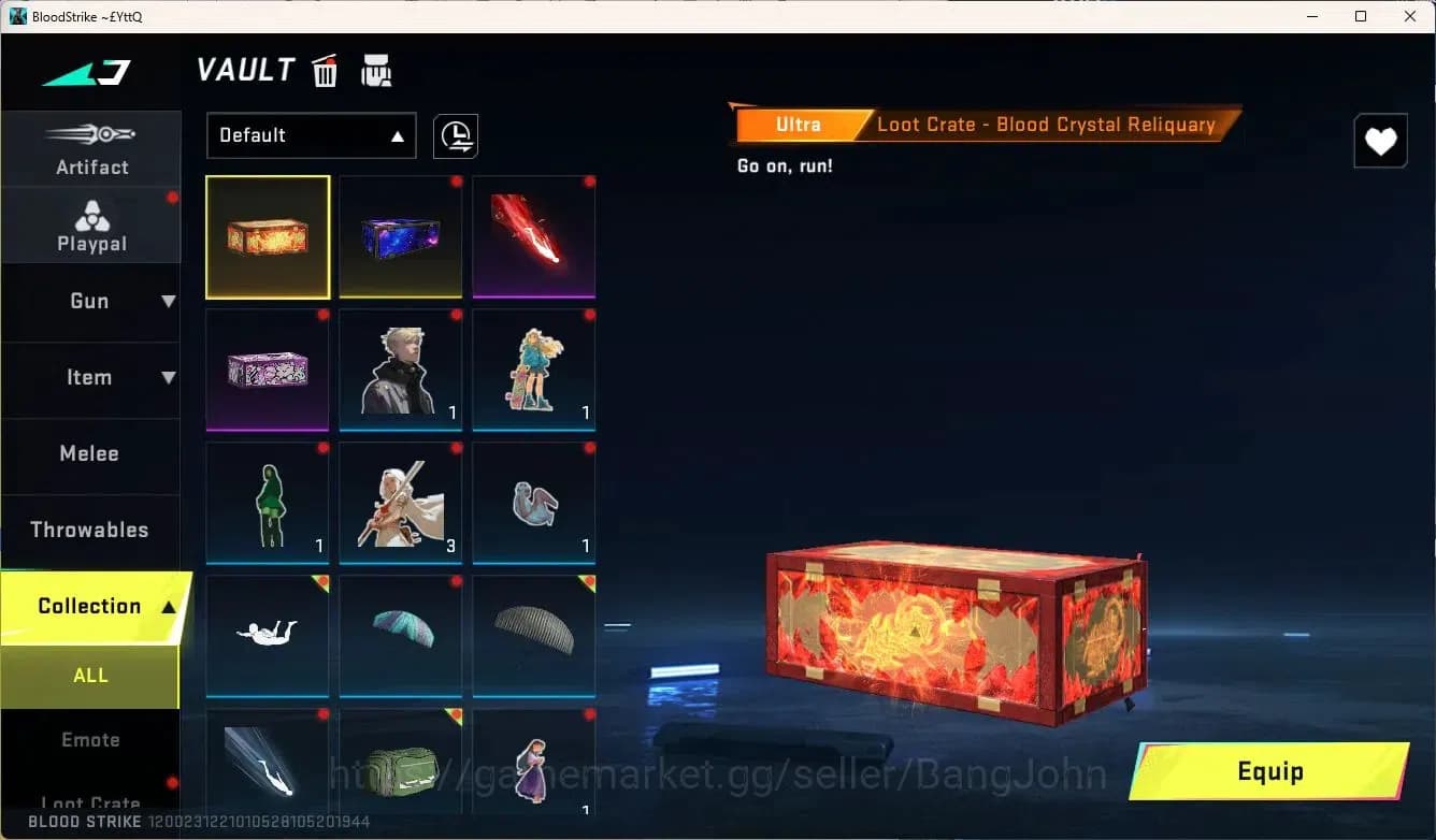 Blood Strike Accounts ASIA | 1 ULTRA Striker: ETHAN - Raid Mask | 4 Lege image 11