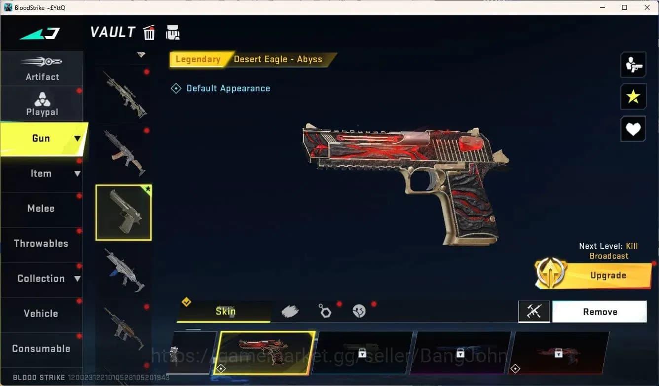 Blood Strike Accounts ASIA | 1 ULTRA Striker: ETHAN - Raid Mask | 4 Lege image 6
