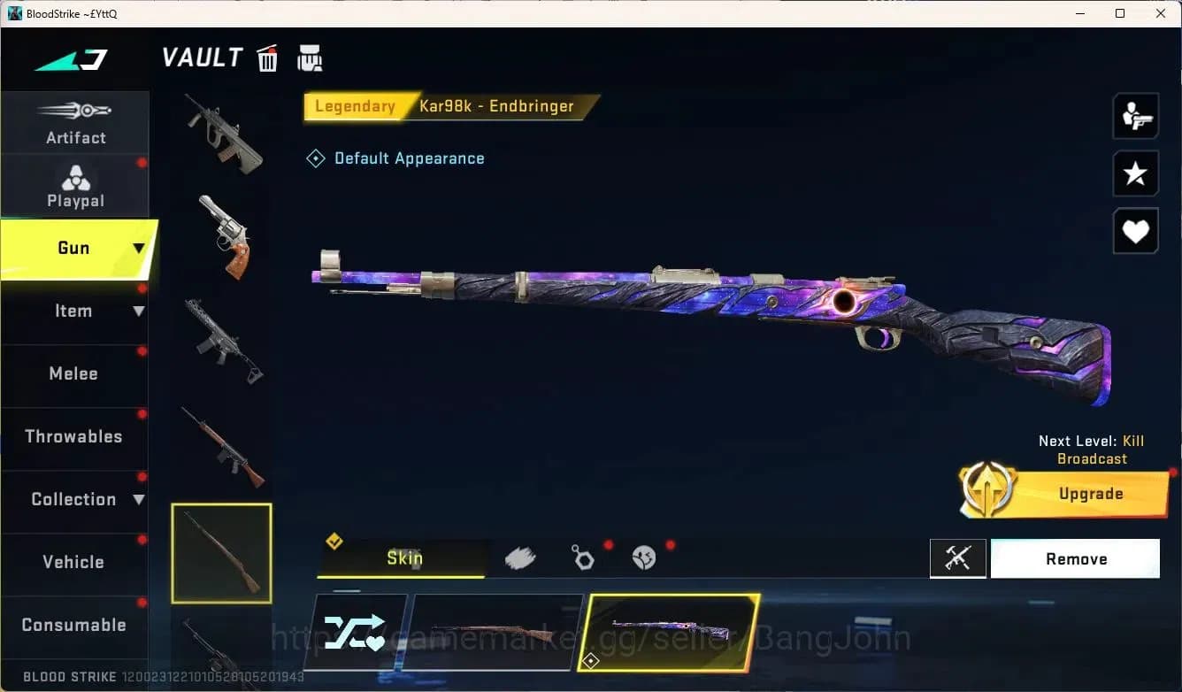 Blood Strike Accounts ASIA | 1 ULTRA Striker: ETHAN - Raid Mask | 4 Lege image 7