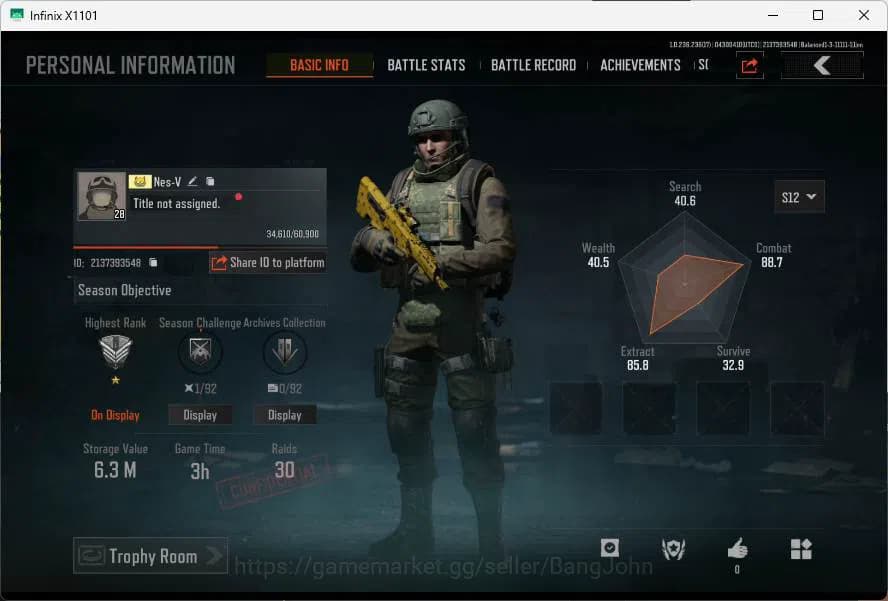 Arena Breakout Accounts Mobile|LVL 28|SV 6,3 M|CV 3,1 M|D SVTU,IBA MDR,mor image 8