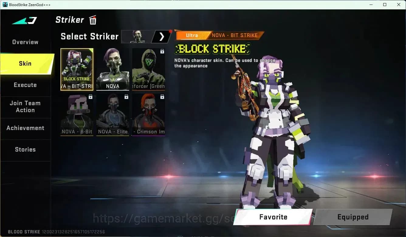 Blood Strike Accounts ASIA| EVO=FAL Lv2 | 2 TR Collab | ULTRA Strikers N image 2