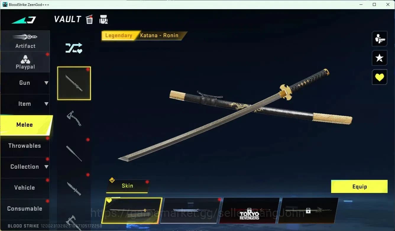 Blood Strike Accounts ASIA| EVO=FAL Lv2 | 2 TR Collab | ULTRA Strikers N image 9